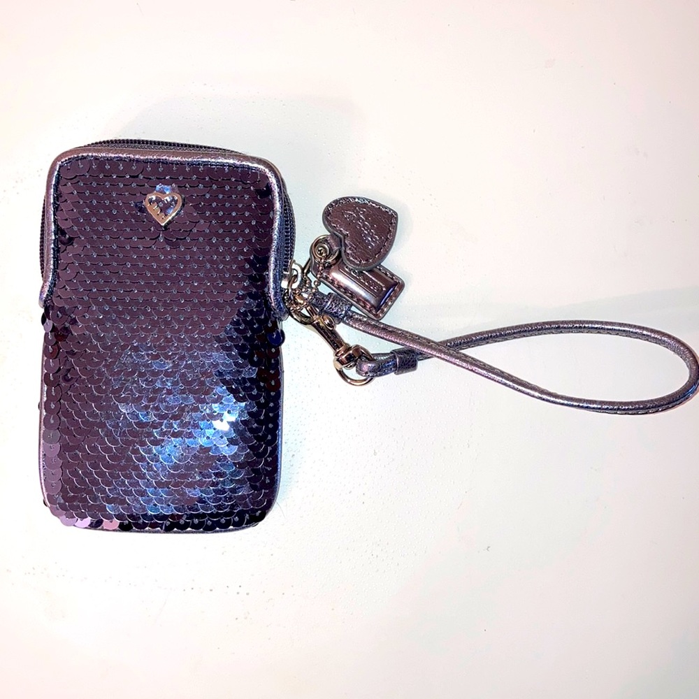 Coach Sequined Wristlet